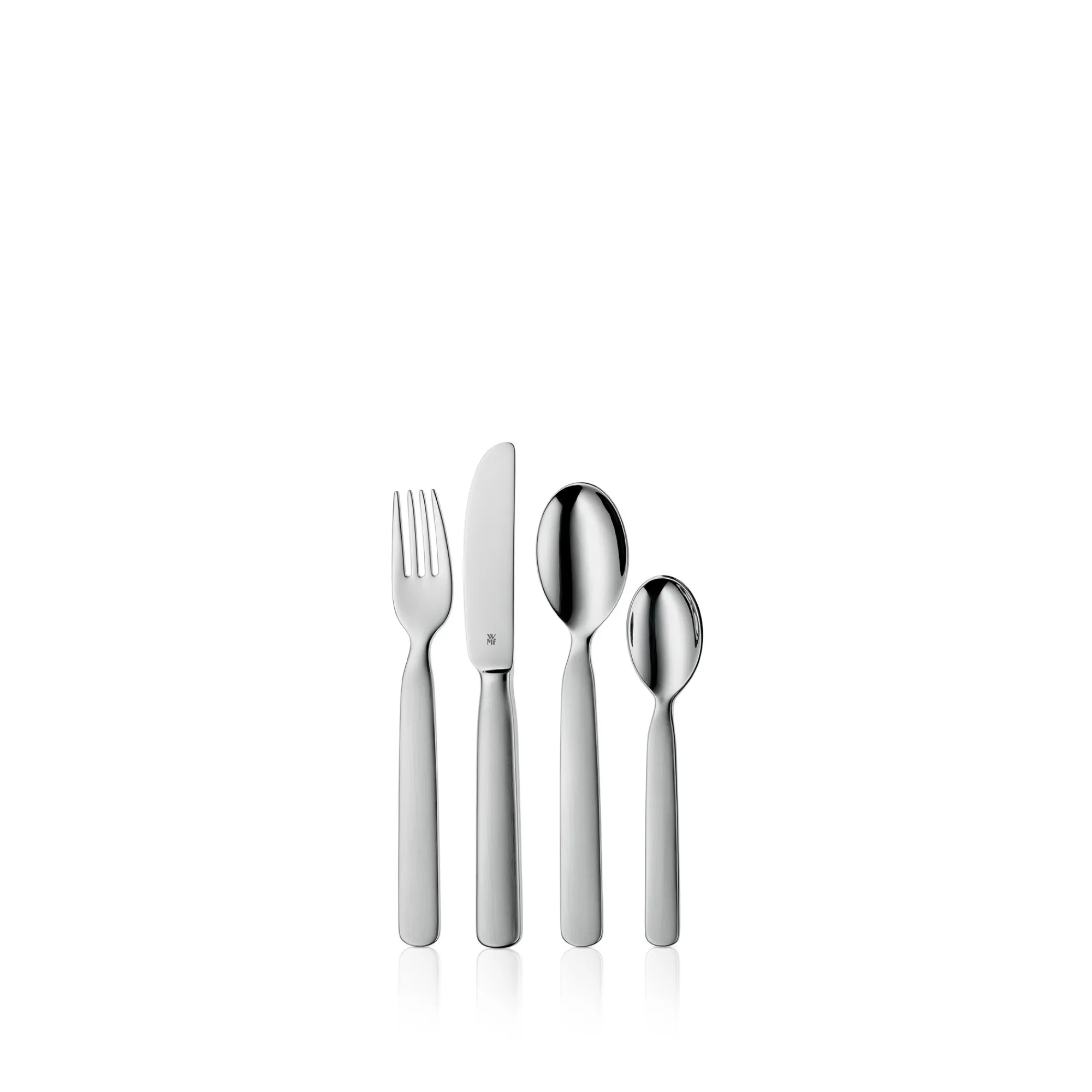 WMF Kinderbesteck-Set First Lyric, 4-teilig|Kinder Kinderbestecke|Besteck-Sets