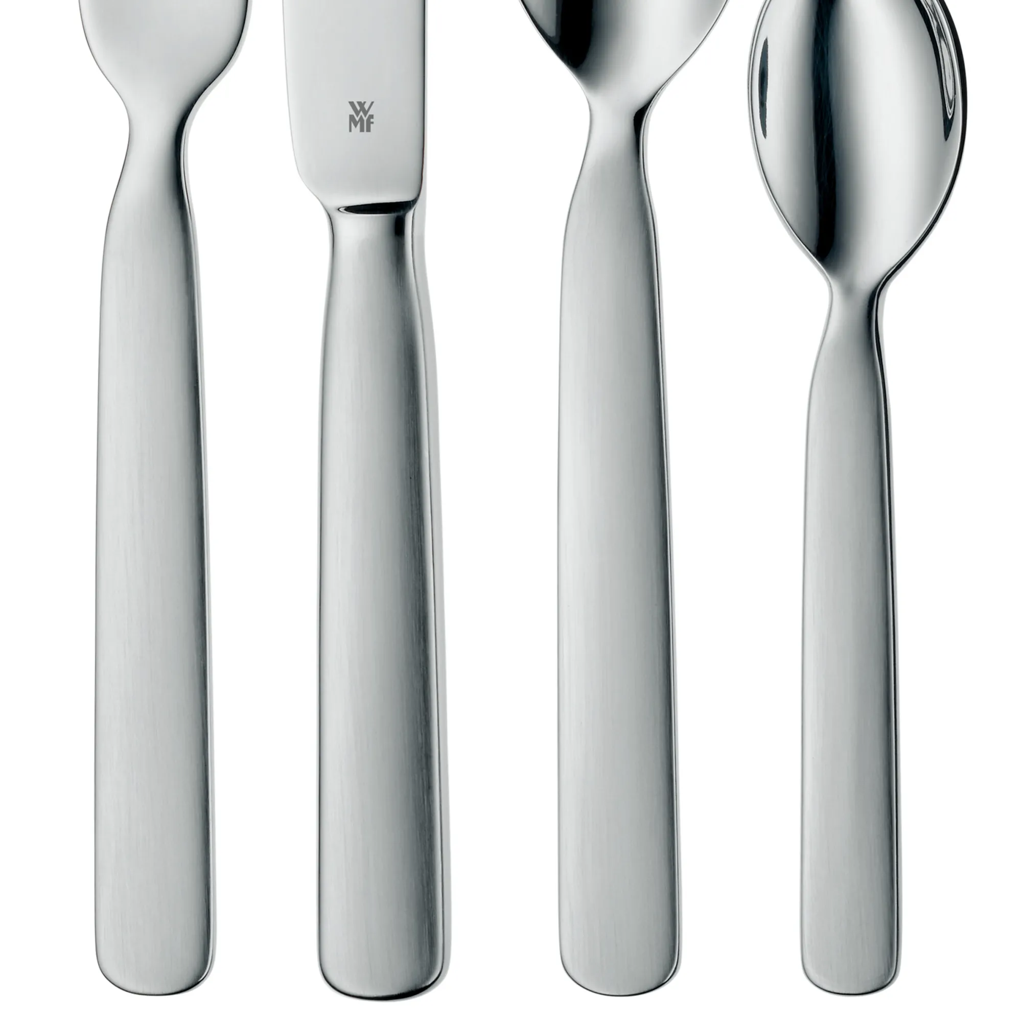WMF Kinderbesteck-Set First Lyric, 4-teilig|Kinder Kinderbestecke|Besteck-Sets