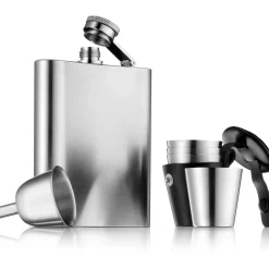 WMF Manhattan Flachmann-Set, 6-teilig| Barzubehör