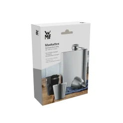 WMF Manhattan Flachmann-Set, 6-teilig| Barzubehör