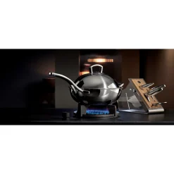 WMF Multiply Wok mit Edelstahldeckel, 28 cm| Woks|Pfannen Mit Deckel