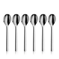 WMF Nuova Kaffeelöffel-Set, 6-teilig| Löffel