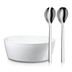 WMF Nuova Salat-Set, 3-teilig| Schüsseln|Servierbestecke