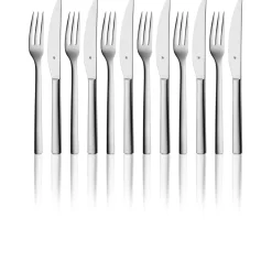 WMF Nuova Steakbesteck-Set, 12-teilig| Steakmesser|Besteck-Sets