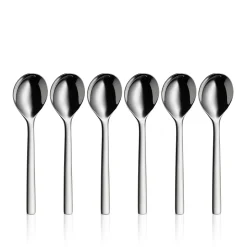 WMF Nuova Suppentassenlöffel-Set, 6-teilig| Löffel|Besteck-Sets