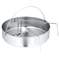 WMF Perfect One Pot Schnellkochtopf mit Dampfgareinsatz, 22 cm, 6,5 Liter| Schnellkochtöpfe|Induktionstöpfe