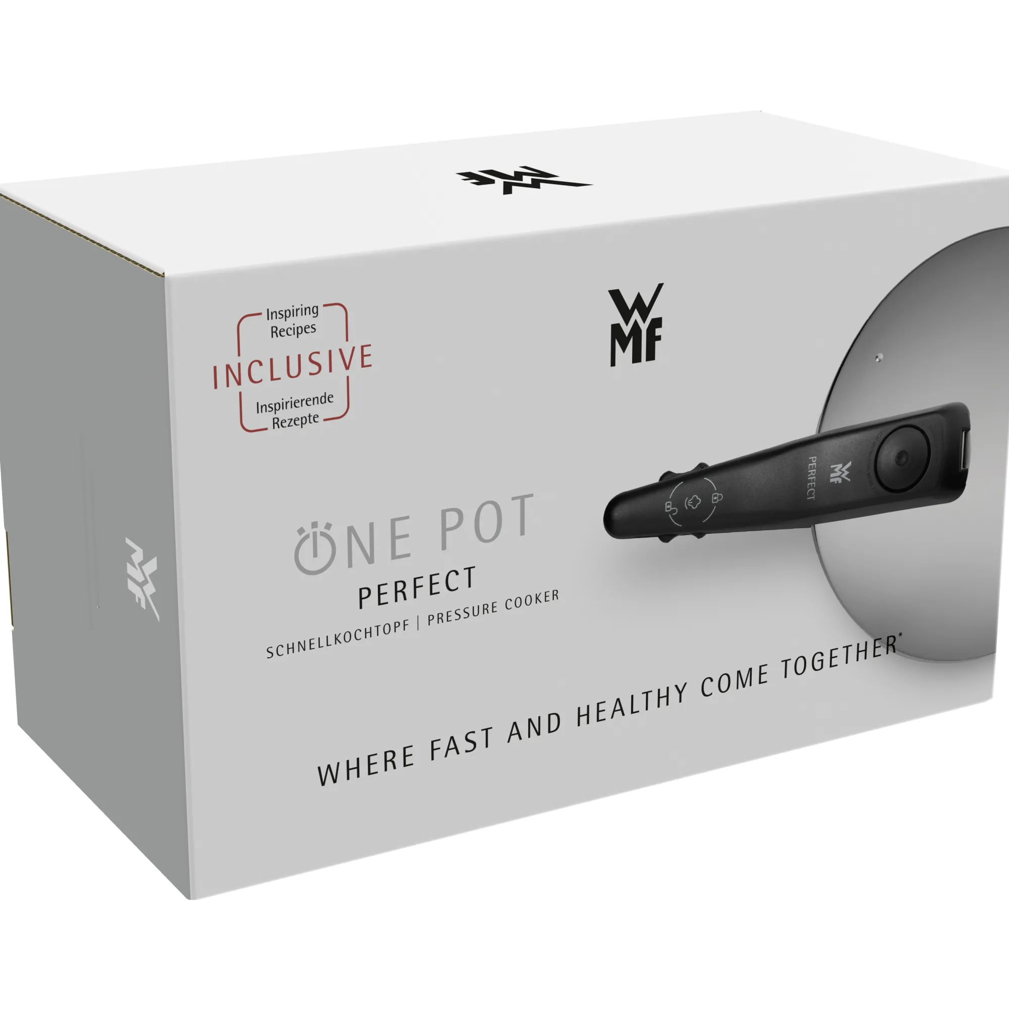 WMF Perfect One Pot Schnellkochtopf, 22 cm, 4,5 Liter| Schnellkochtöpfe|Induktionstöpfe