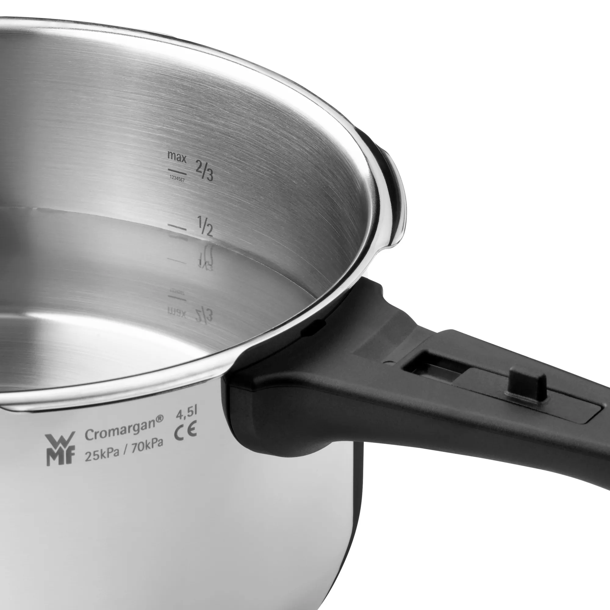 WMF Perfect One Pot Schnellkochtopf-Set, 22 cm, 3 & 4,5 L, stapelbar, mit Dämpfeinsatz| Schnellkochtöpfe|Induktionstöpfe