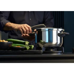 WMF Perfect One Pot Schnellkochtopf-Set, 22 cm, 8,5 und 4,5 Liter| Schnellkochtöpfe|Induktionstöpfe