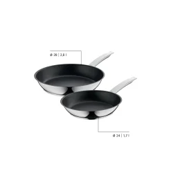 WMF PermaDur Advance Pfannen-Set, 2-teilig, 24 und 28 cm| Pfannen-Sets