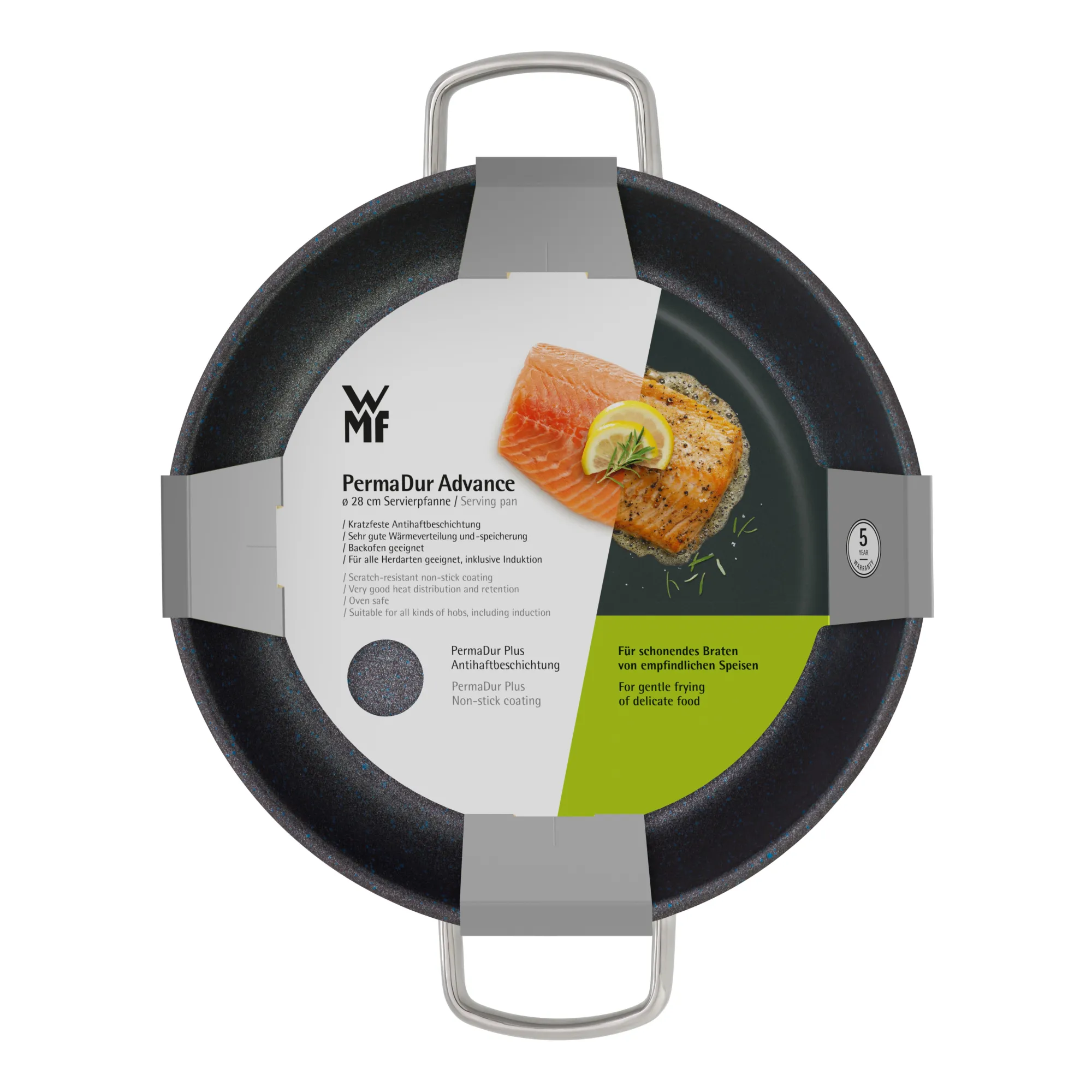 WMF PermaDur Advance Servierpfanne, 28 cm| Servierpfannen|Induktionspfannen