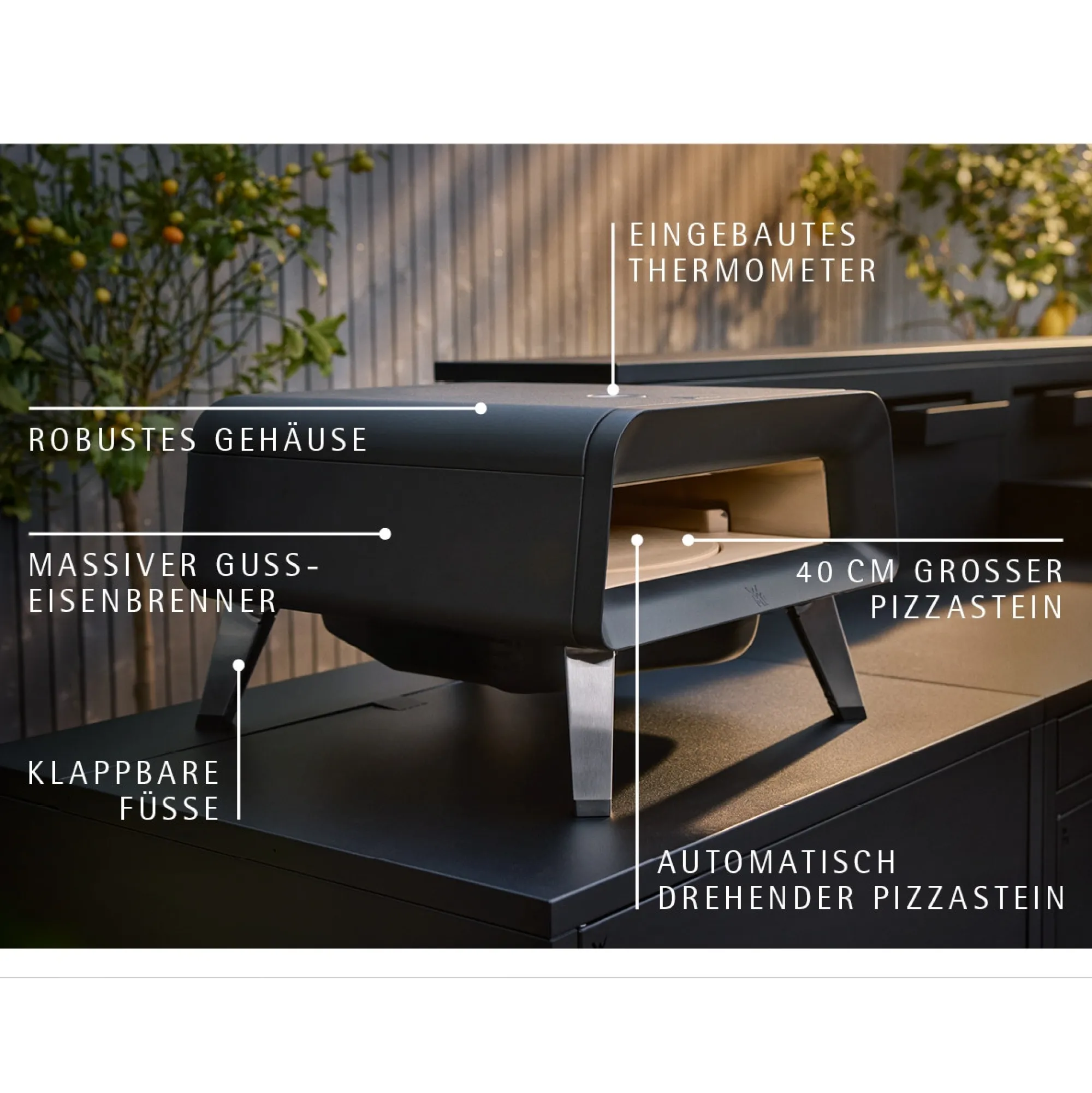 WMF Pizzaiolo Pro Pizzaofen| Outdoor Küchen