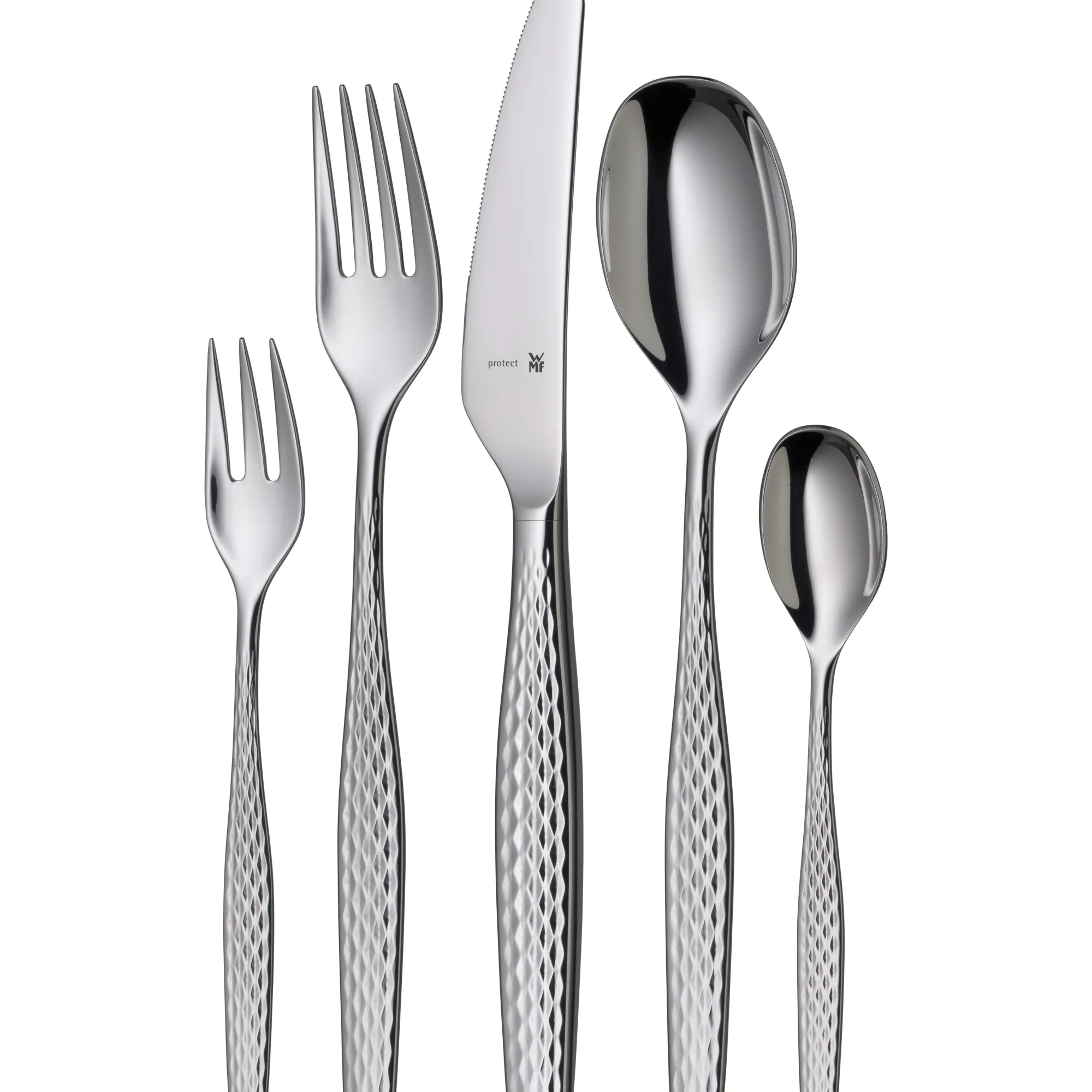 WMF Sentic Besteck-Set, 30-teilig, Cromargan protect®| Besteck-Sets