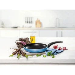 WMF Silit Belluna Stielpfanne, 20 cm, Blau| Induktionspfannen|Bratpfannen