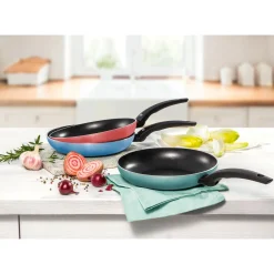 WMF Silit Belluna Stielpfanne, 24 cm, Blau| Induktionspfannen|Bratpfannen
