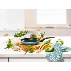 WMF Silit Belluna Stielpfanne, 28 cm, Grün| Induktionspfannen|Bratpfannen