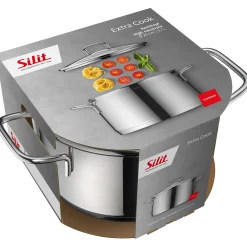 WMF Silit Extra Cook Kochtopf 24 cm mit Glasdeckel| Kochtöpfe