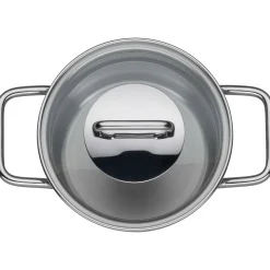 WMF Silit Extra Cook Mini-Kochtopf 14 cm mit Glasdeckel| Kochtöpfe