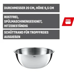 WMF Silit Küchenschüssel, 20 cm| Schüsseln
