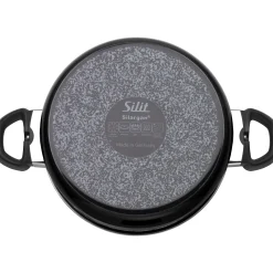 WMF Silit Silargan® Modesto Bratentopf mit Deckel, 24 cm, Black| Bratentöpfe
