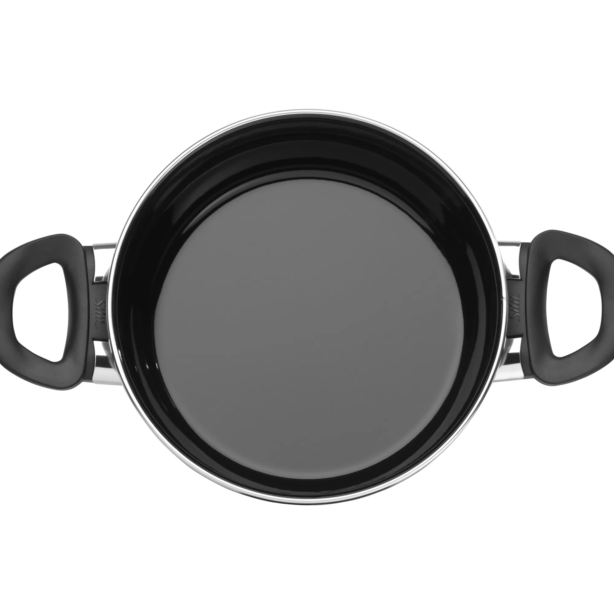 WMF Silit Silargan® Modesto Kochtopf mit Deckel, 20 cm, Black| Kochtöpfe|Induktionstöpfe
