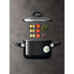 WMF Silit Silargan® Modesto Topf-Set 4-teilig, Black| Topfsets
