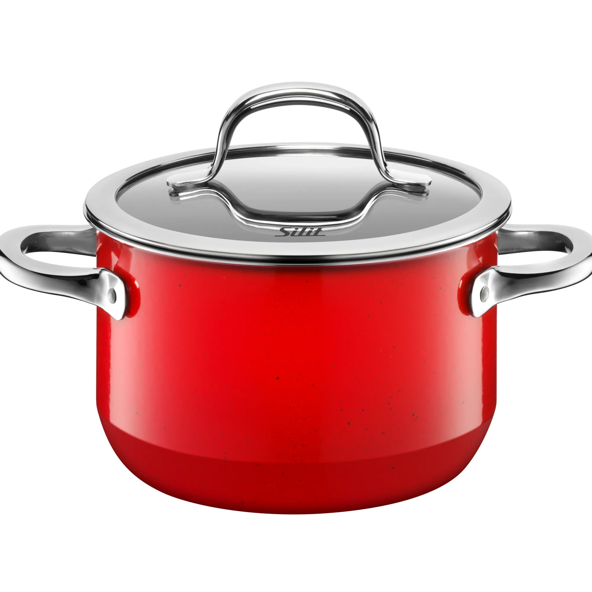 WMF Silit Silargan® Passion Kochtopf mit Deckel, 16 cm, Red| Kochtöpfe|Induktionstöpfe