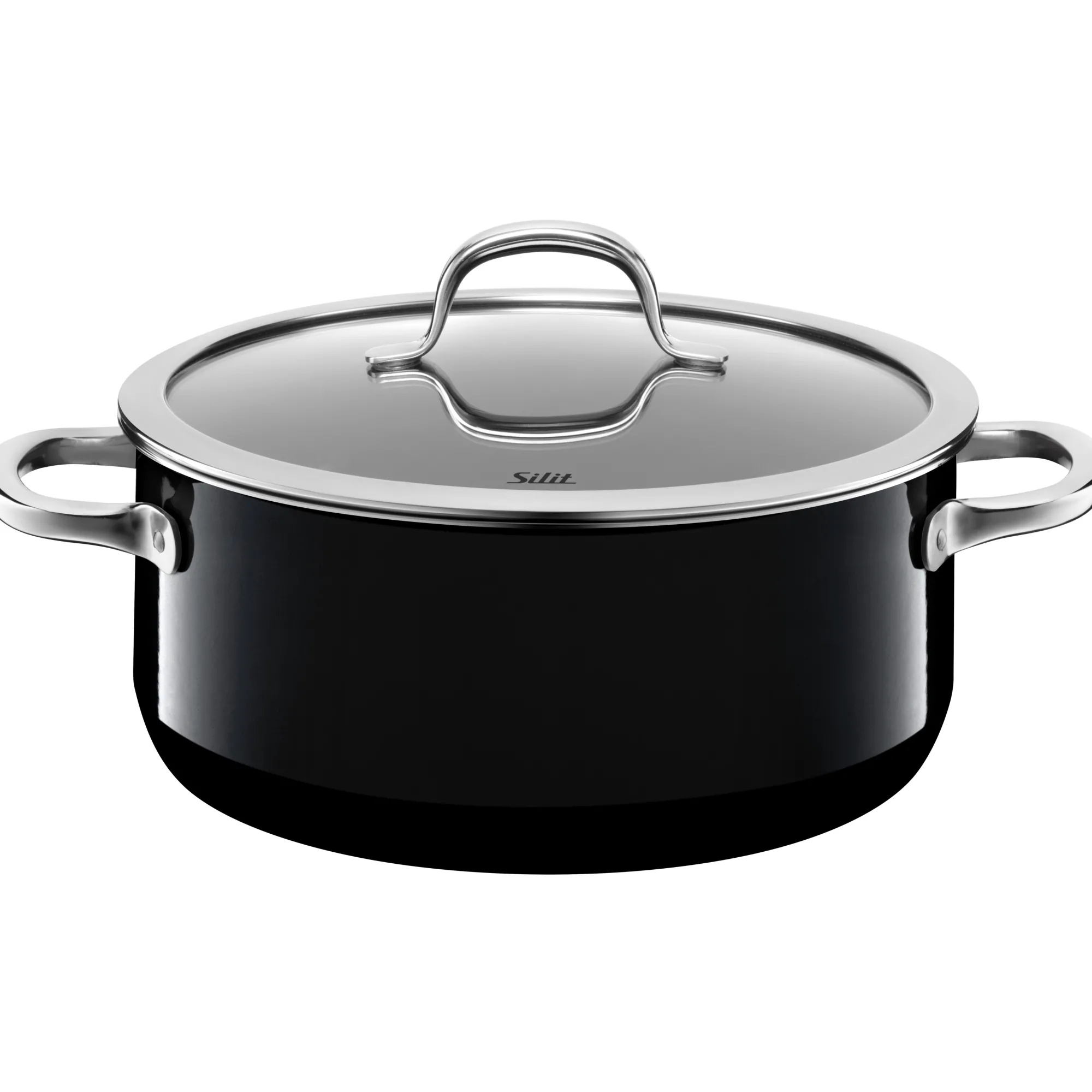 WMF Silit Silargan® Passion Topf-Set, 4-teilig, Black| Topfsets