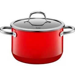 WMF Silit Silargan® Passion Topf-Set, 4-teilig, Red| Topfsets