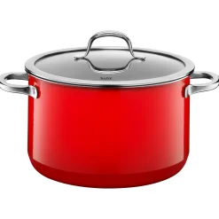 WMF Silit Silargan® Passion Topf-Set, 4-teilig, Red| Topfsets