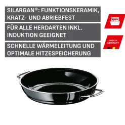 WMF Silit Silargan® Professional Servierpfanne, 20 cm, Black| Servierpfannen|Induktionspfannen