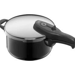 WMF Silit Silargan® Sicomatic t-Plus Schnellkochtopf-Set, 22 cm, 4,5 l und 3,0 l, Black| Schnellkochtöpfe|Induktionstöpfe