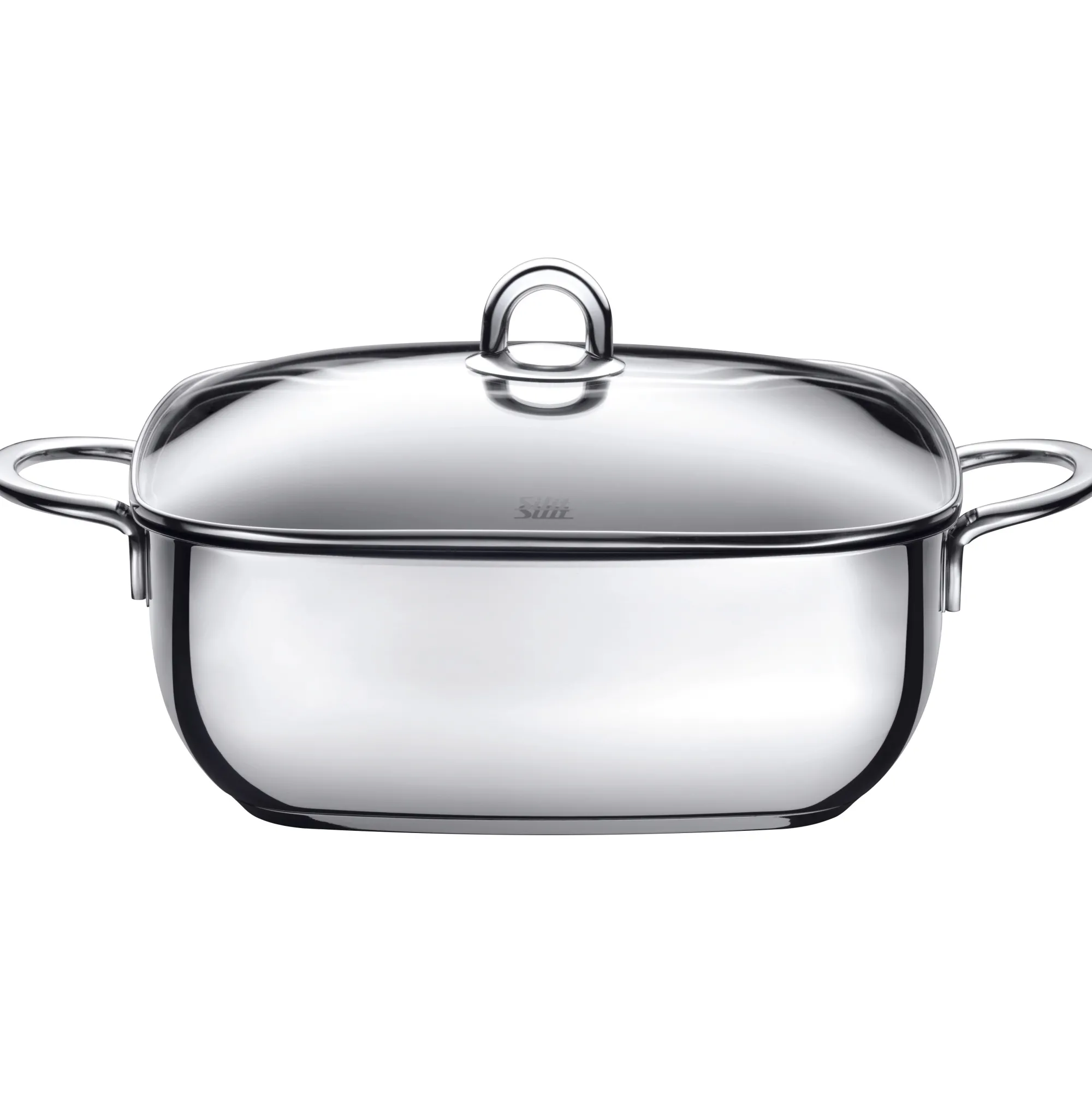 WMF Silit Studio Schmorkasserolle mit Glasdeckel, 29 x 29 cm| Bräter & Schmortöpfe