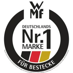 WMF Sitello Besteck-Set, Gold Edition, 30-teilig, Cromargan®| Besteck-Sets