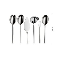 WMF Sonic Besteck-Set, 66-teilig, Cromargan protect®| Besteck-Sets