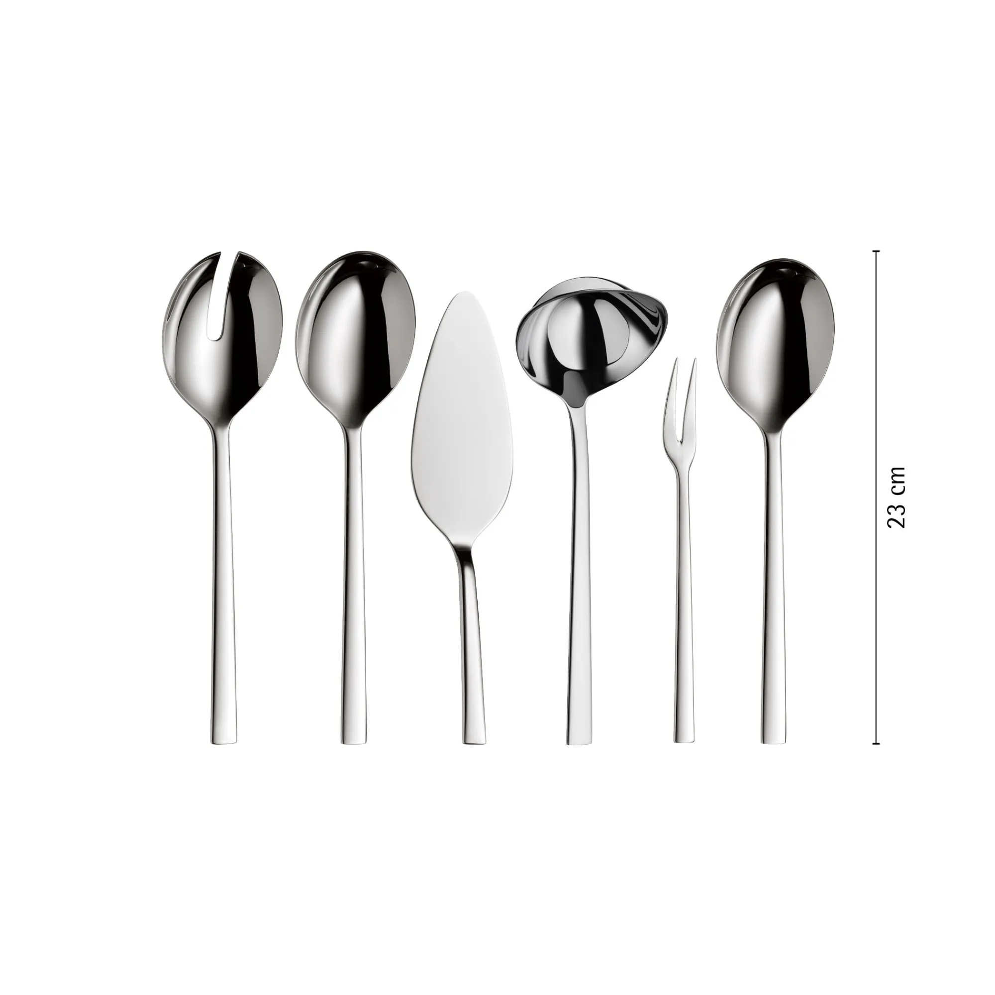 WMF Sonic Besteck-Set, 66-teilig, Cromargan protect®| Besteck-Sets