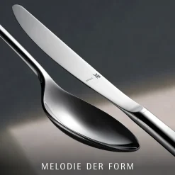 WMF Sonic Besteck-Set, 66-teilig, Cromargan protect®| Besteck-Sets