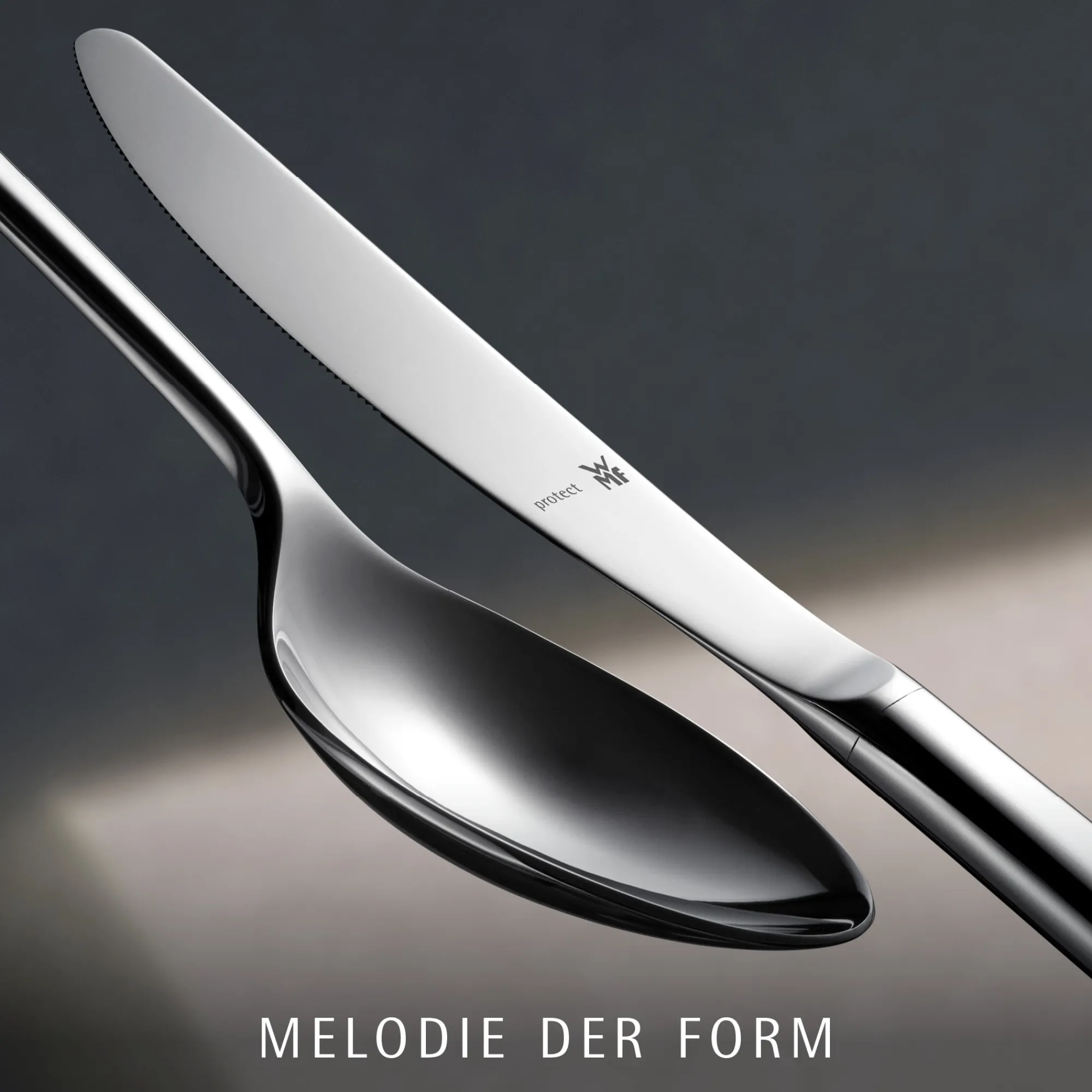 WMF Sonic Besteck-Set, 66-teilig, Cromargan protect®| Besteck-Sets