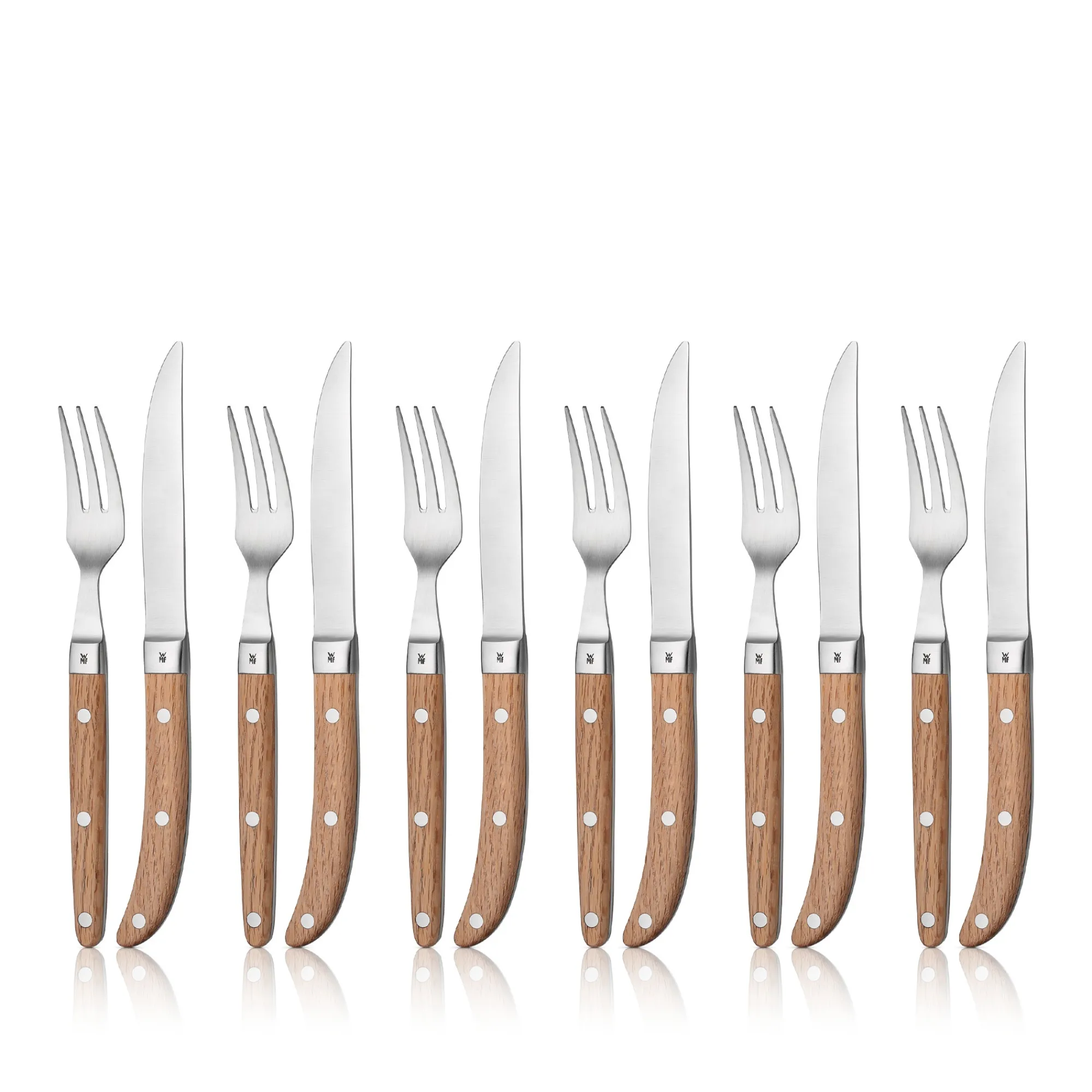WMF Steak Besteck-Set Ranch, 12-teilig| Steakmesser|Besteck-Sets
