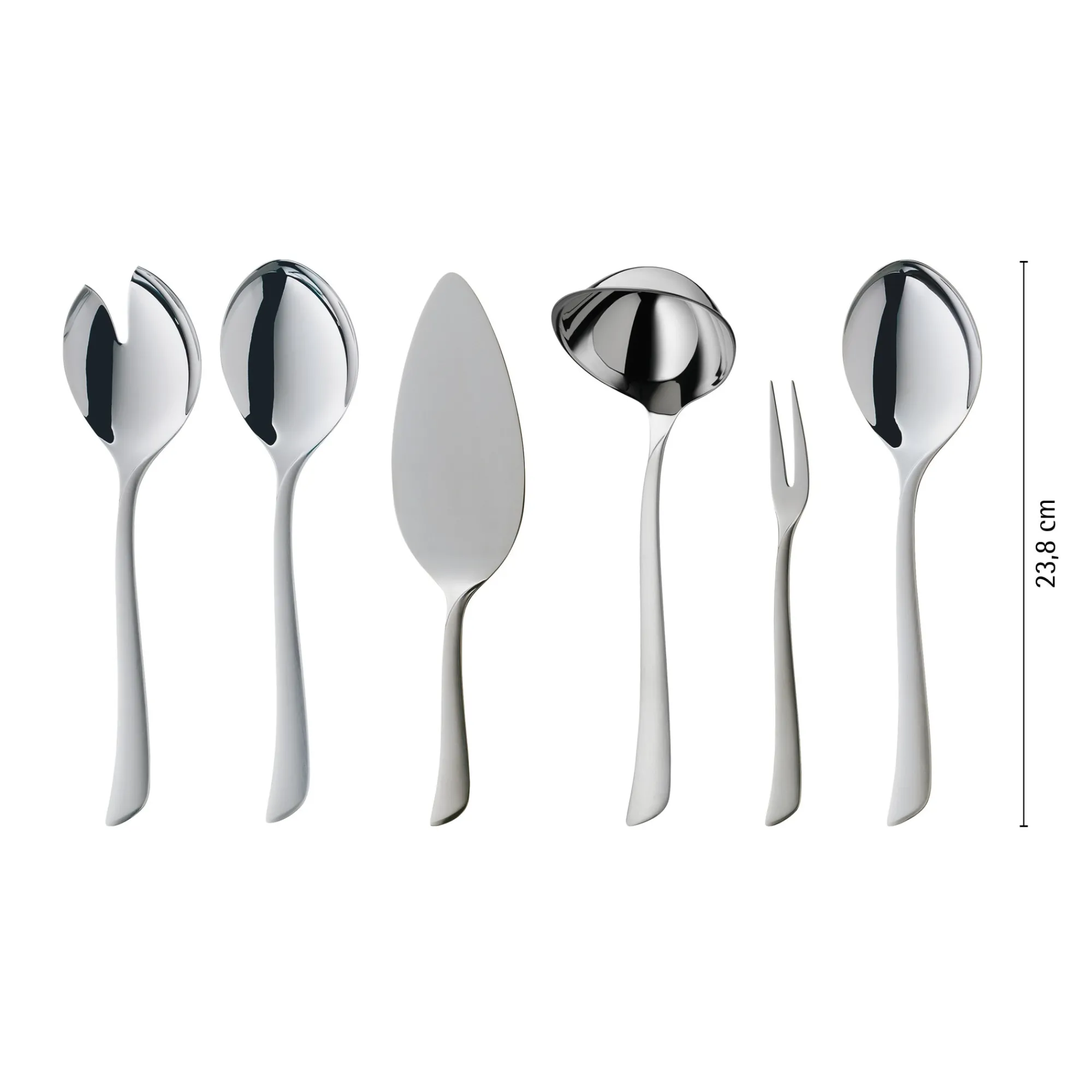 WMF Virginia Besteck-Set, 66-teilig, Cromargan protect®| Besteck-Sets