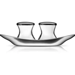 WMF Wagenfeld Salz- und Pfefferstreuer-Set, 3-teilig| Salz- & Pfefferstreuer