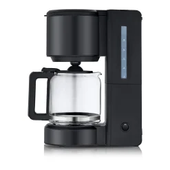 WMF Stelio Kaffeemaschine Glas, Deep Black| Filterkaffeemaschinen