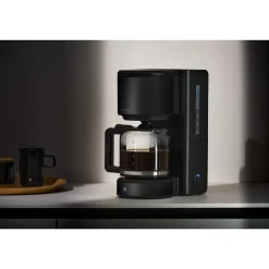 WMF Stelio Kaffeemaschine Glas, Deep Black| Filterkaffeemaschinen