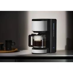 WMF Stelio Kaffeemaschine Glas, Paper White| Filterkaffeemaschinen